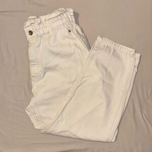 Zara - Baggy Paperbag High-Waisted Jeans